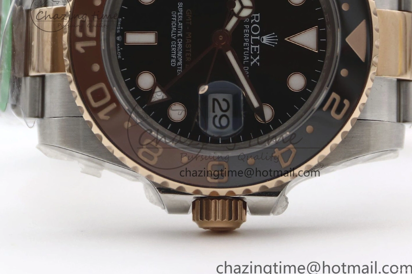 MiroTime 0416 GMT Master II 126711 CHNR 904L SS TW+ 1:1 Best Edition on SS RG Bracelet VR3186 CHS FreshLook 1976